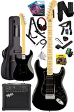 Midex RPH-40BK-25AMP Elektro Gitar Seti 25 WATT GAİN'Lİ Bluetooth Şarjlı Amfi ve Full SET